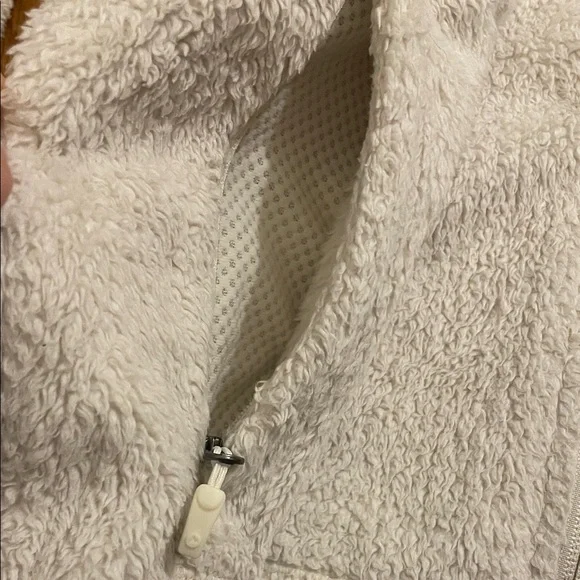 Marmot Cream Fleece Zip Up Sweatshirt Size S - Picture 5 of 14